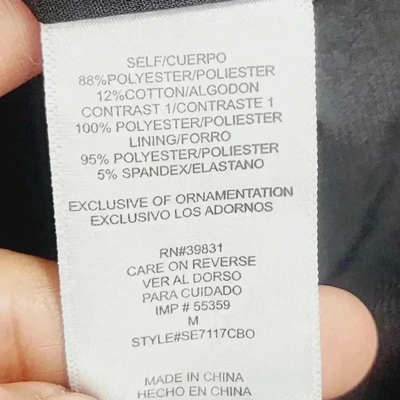 NWT Sam Edelman Tweed Scoop Neck Back Keyhole/ Full Zip Fringe Mini Dress M - Picture 11 of 12